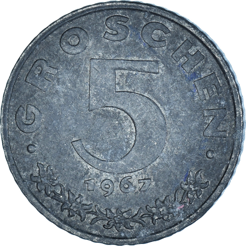 Coin, Austria, 5 Groschen, 1967