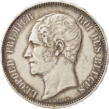 Belgium, 5 Francs, 1853, KM:2.1, EF(40-45), Silver, 37