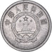 Coin, China, 5 Fen, 1974