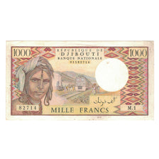 Banknote, Djibouti, 1000 Francs, KM:37a, EF(40-45)