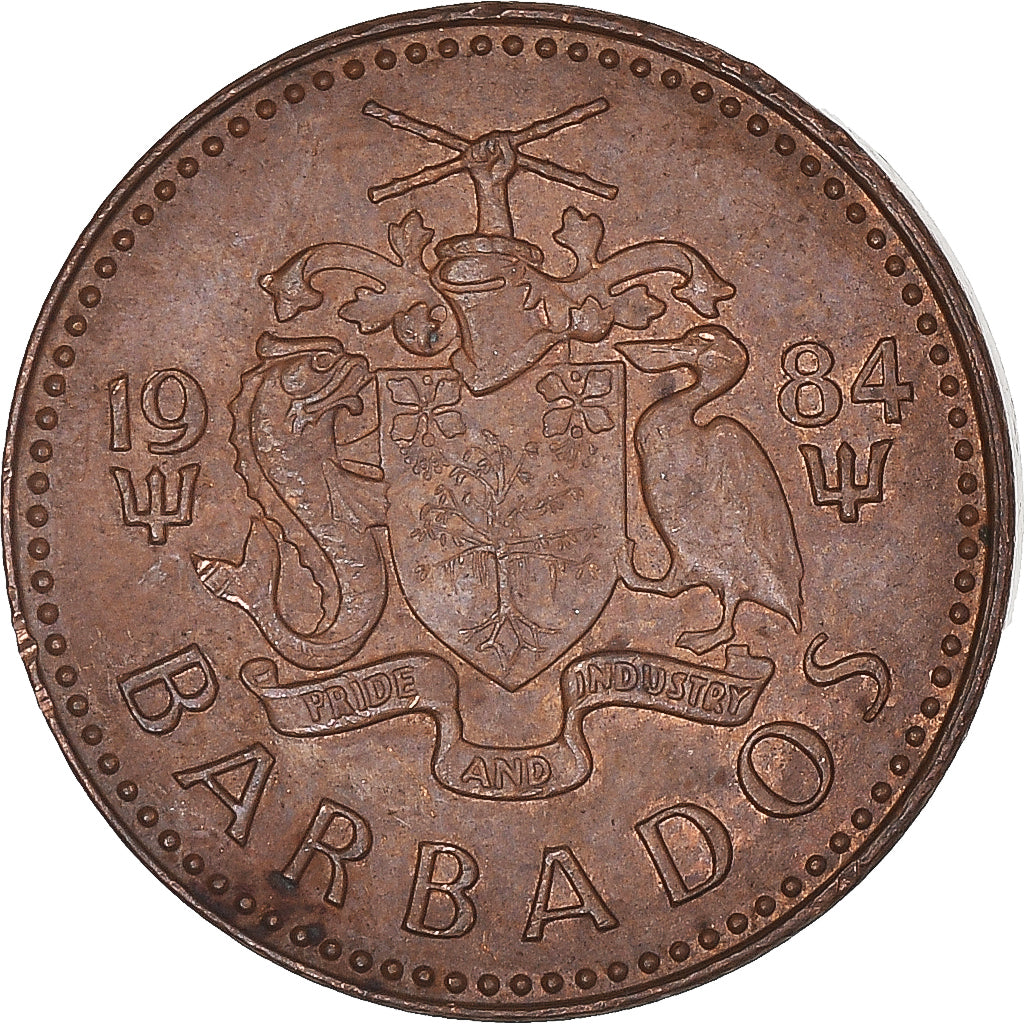 Moneda, Barbados, Cent, 1984