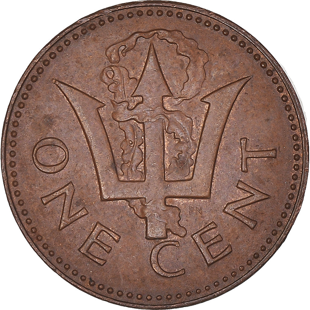 Moneda, Barbados, Cent, 1984