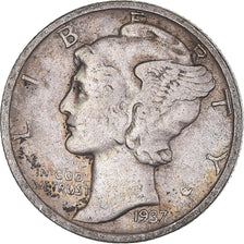 Moneda, Estados Unidos, Dime, 1937