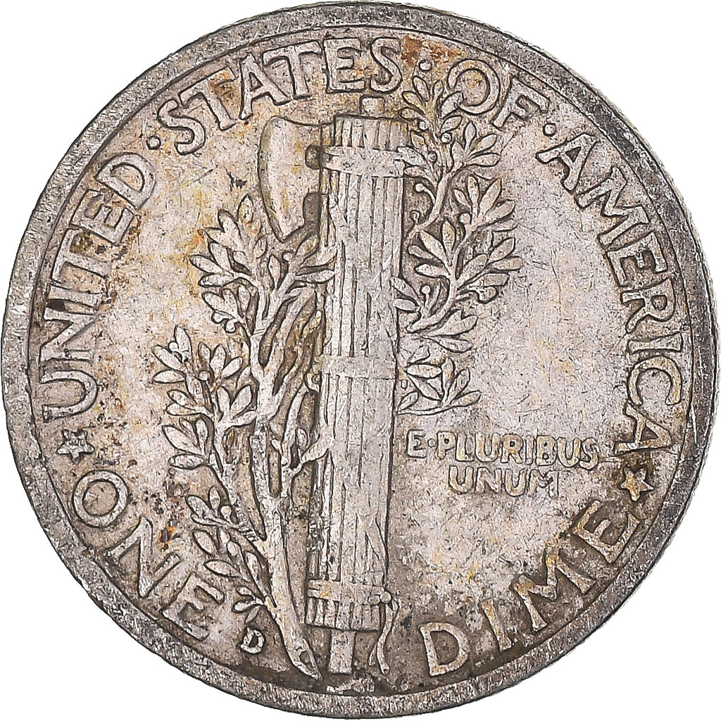 Moneda, Estados Unidos, Dime, 1937