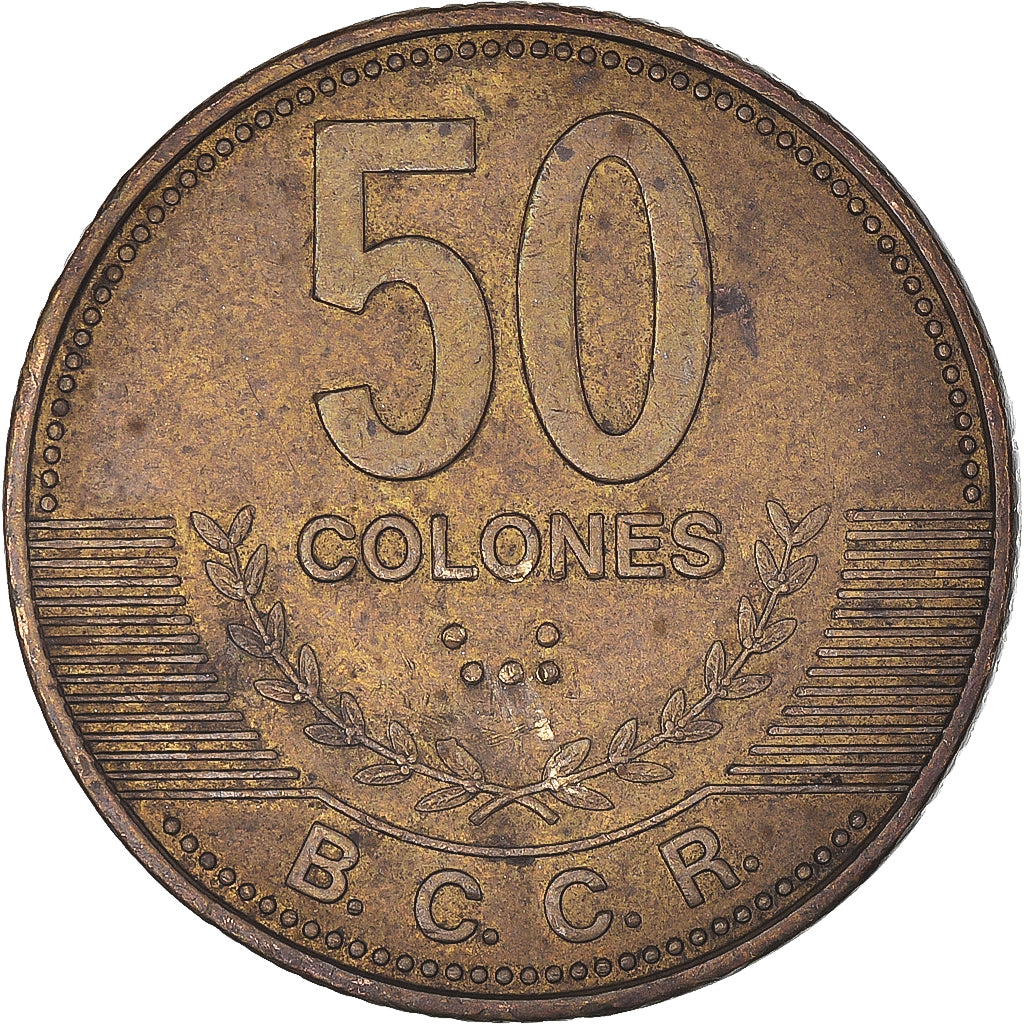 Monnaie, Costa Rica, 50 Colones, 2006
