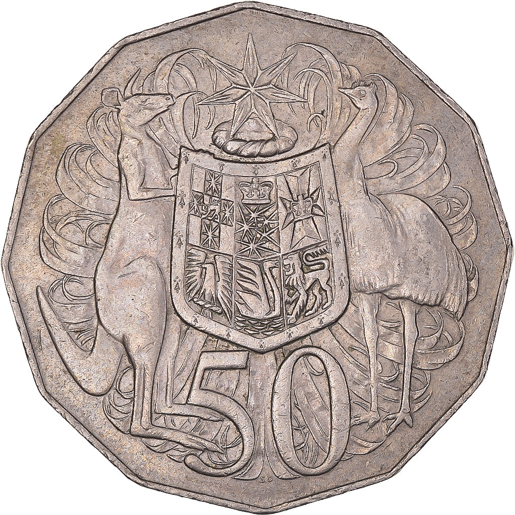 Moeda, Austrália, 50 Cents, 1978
