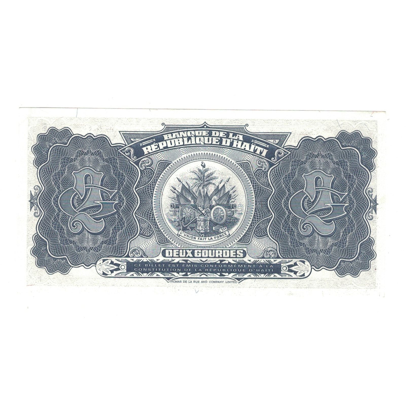 Biljet, Haïti, 2 Gourdes, 1992, KM:260a, NIEUW