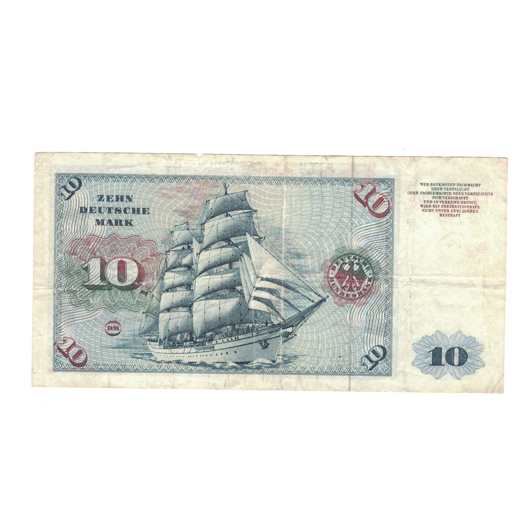 Banknote, GERMANY - FEDERAL REPUBLIC, 10 Deutsche Mark, 1970, 1970-01-02