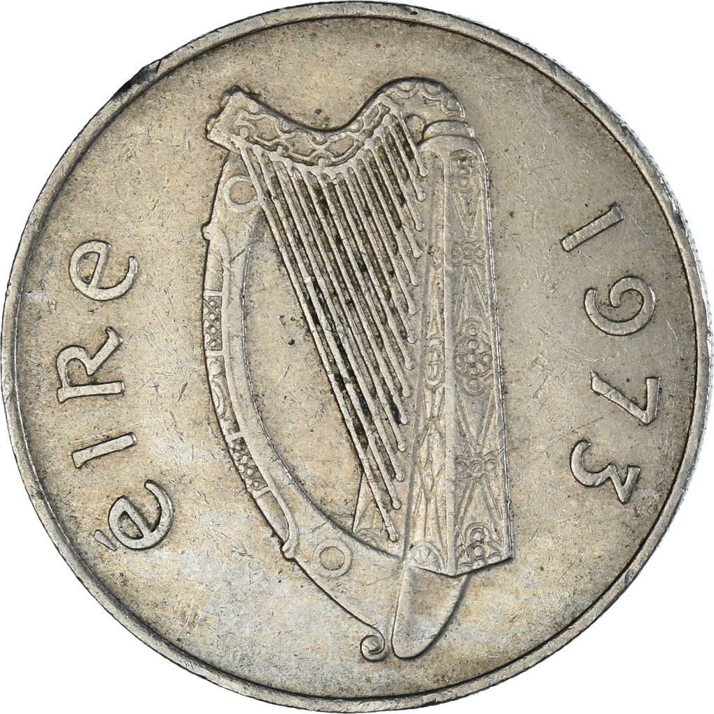 Moneda, Irlanda, 10 Pence, 1973