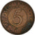 Monnaie, Maurice, 5 Cents, 1971