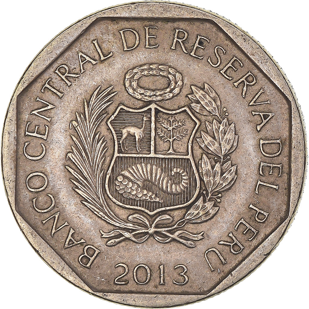 Moneda, Perú, 50 Centimos, 2013