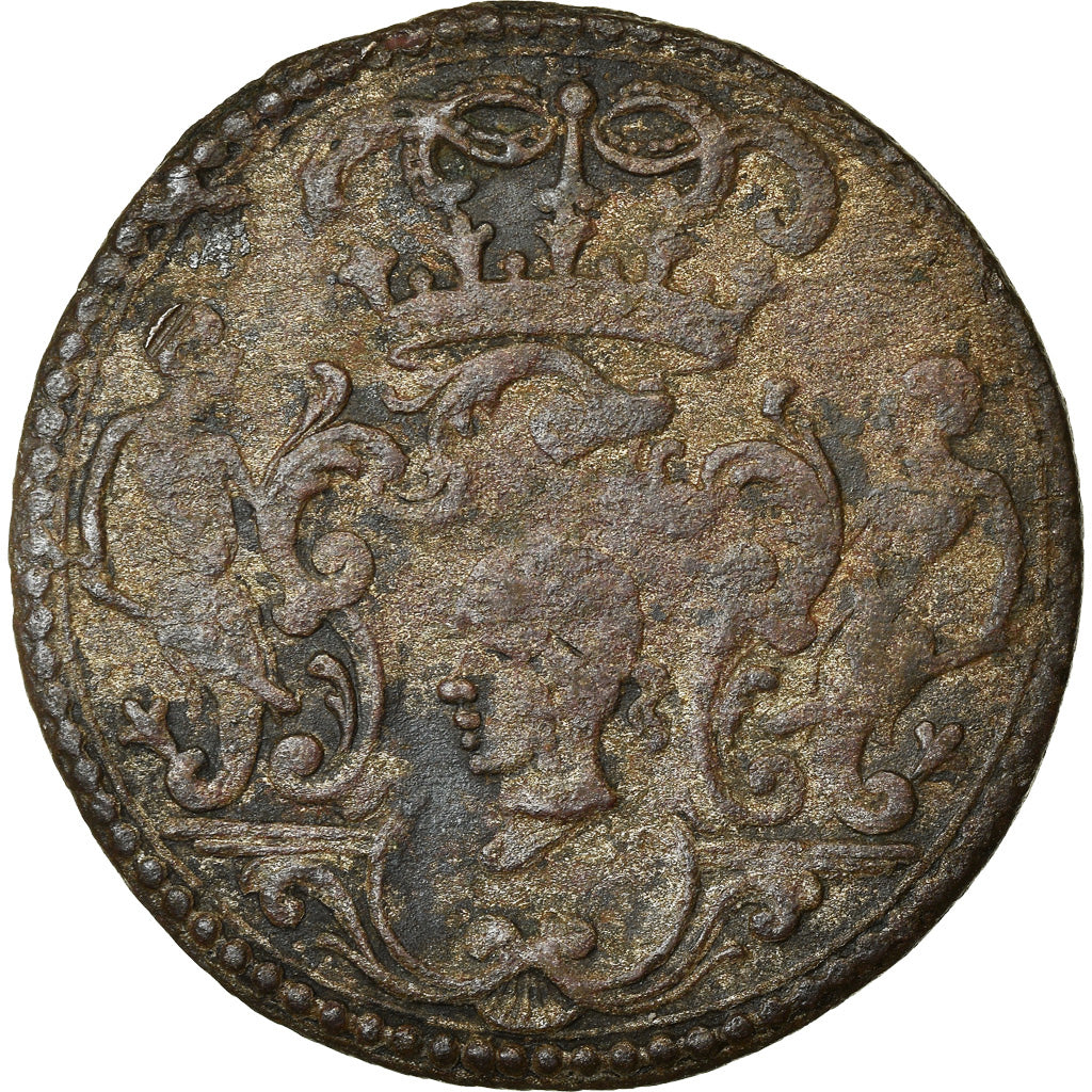 Moneta, STATI ITALIANI, CORSICA, General Pasquale Paoli, 4 Soldi, 1767, Murato