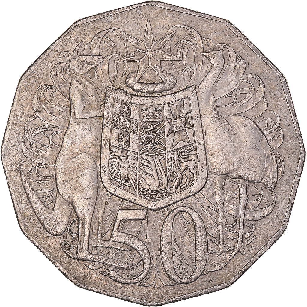 Moneta, Australia, 50 Cents, 1974