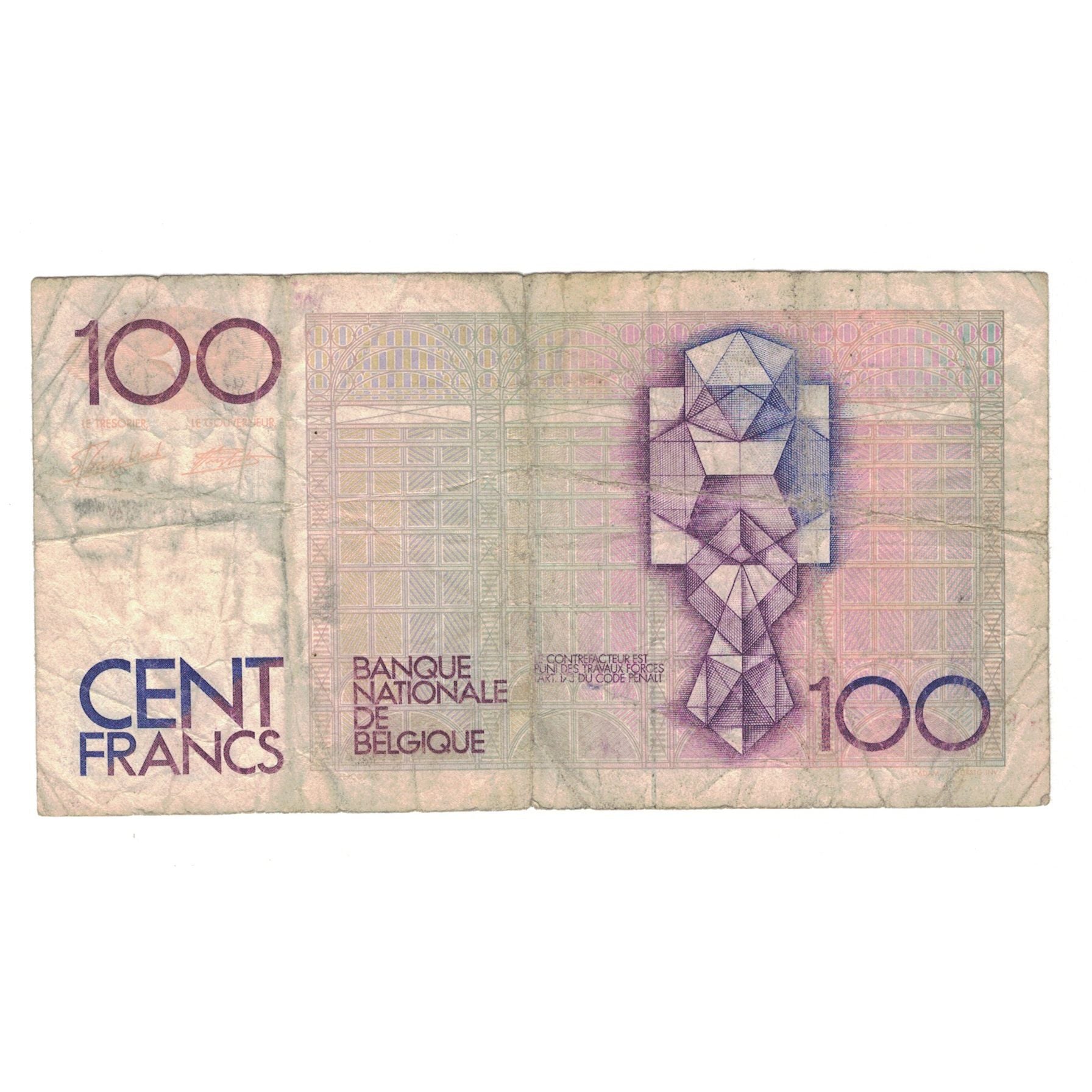 Banknote, Belgium, 100 Francs, KM:142a, VF(20-25)
