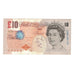 Banknote, Great Britain, 10 Pounds, KM:389b, VF(20-25)