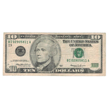 Biljet, Verenigde Staten, Ten Dollars, 1999, TB