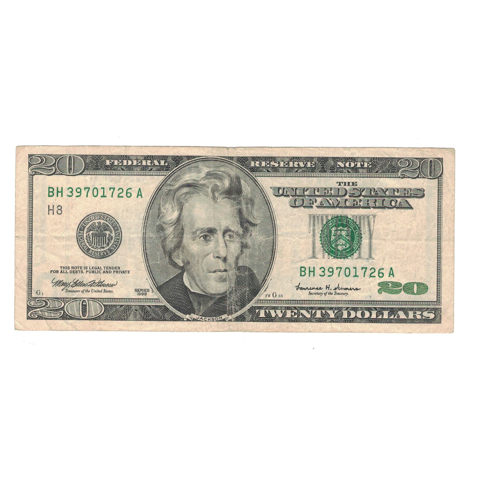 Banknote, United States, Twenty Dollars, 1999, VF(30-35)