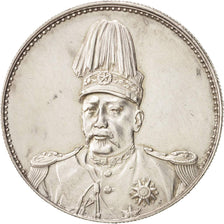 CHINA, REPUBLIC OF, Dollar, Yuan, 1914, KM:322, AU(55-58), Silver, 39
