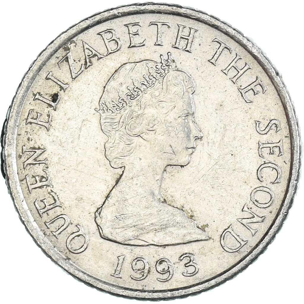 Moneda, Jersey, 5 Pence, 1993