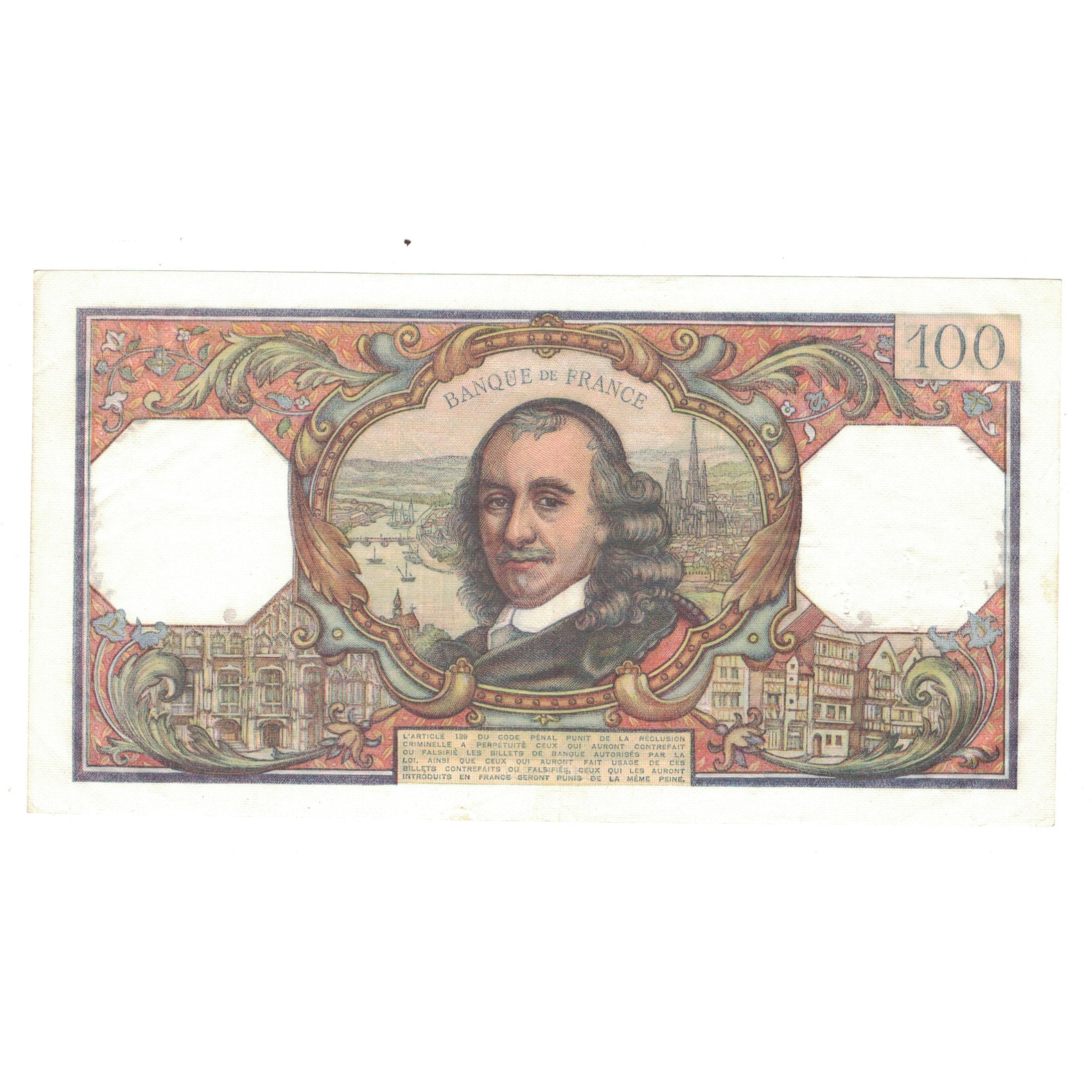 Francia, 100 Francs, Corneille, 1965, O.83, BB+, Fayette:65.07, KM:149a