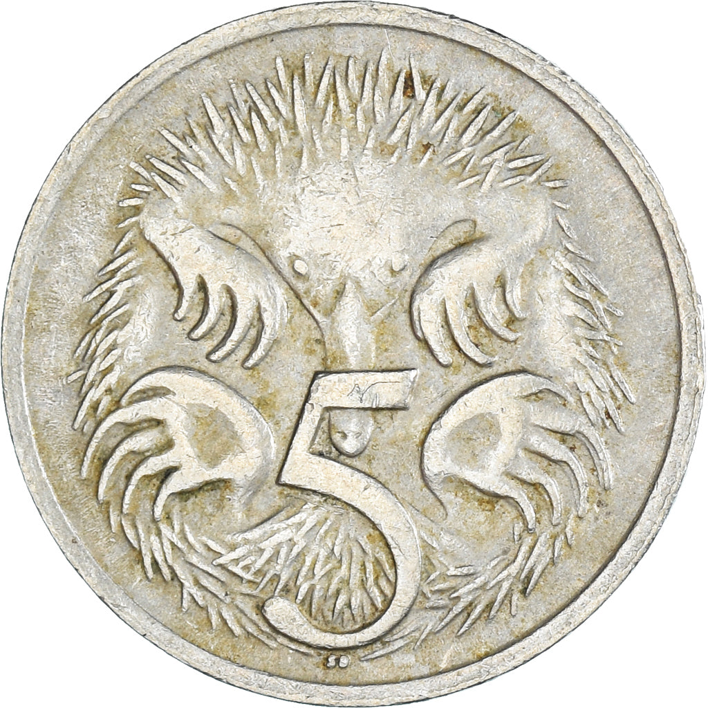 Munten, Australië, 5 Cents, 1967