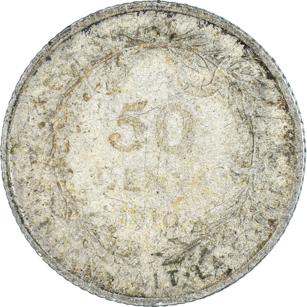 België, 50 Centimes, 1910