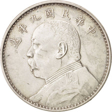CHINA, REPUBLIC OF, Dollar, Yuan, 1920, KM:329.6, SUP, Silver
