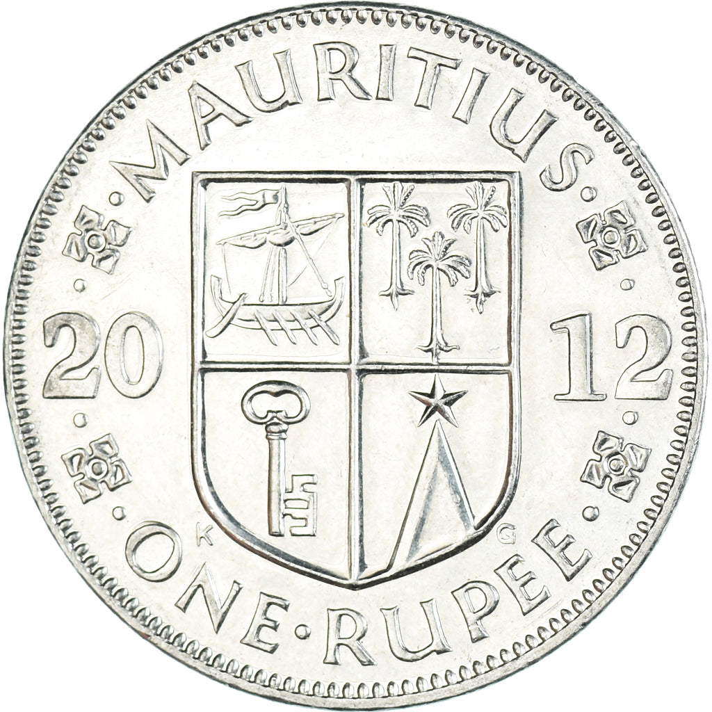 Monnaie, Maurice, Rupee, 2012