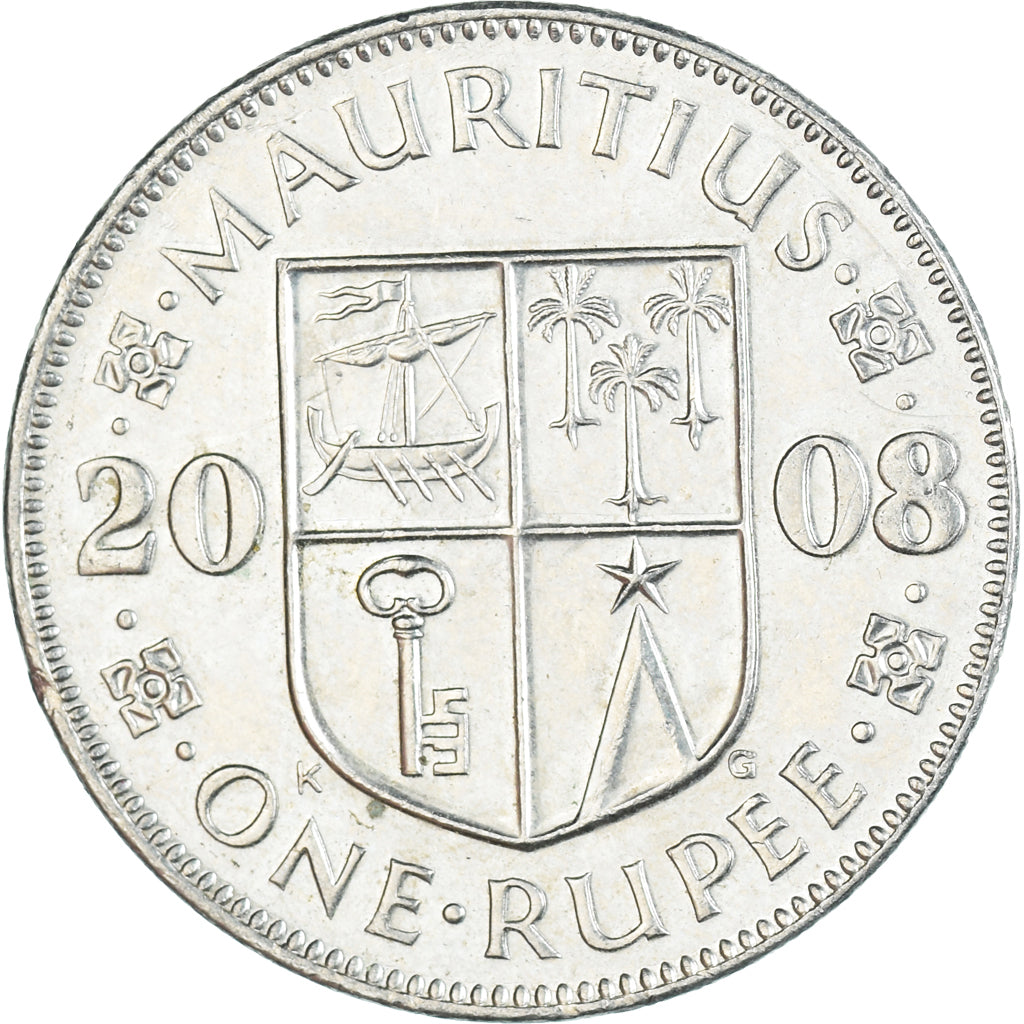 Coin, Mauritius, Rupee, 2008