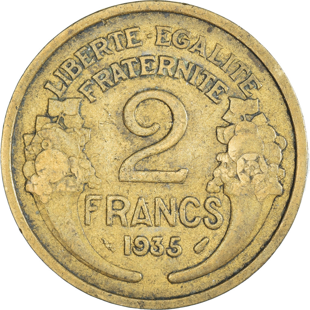 Monnaie, France, 2 Francs, 1935