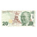 Billet, Turquie, 20 Lira, Undated (2009), KM:224, TTB