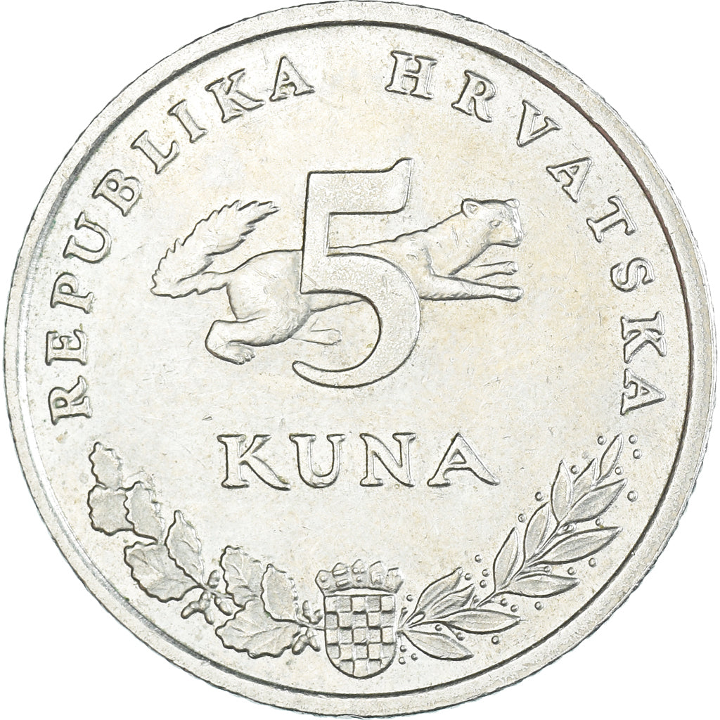 Coin, Croatia, 5 Kuna, 2001