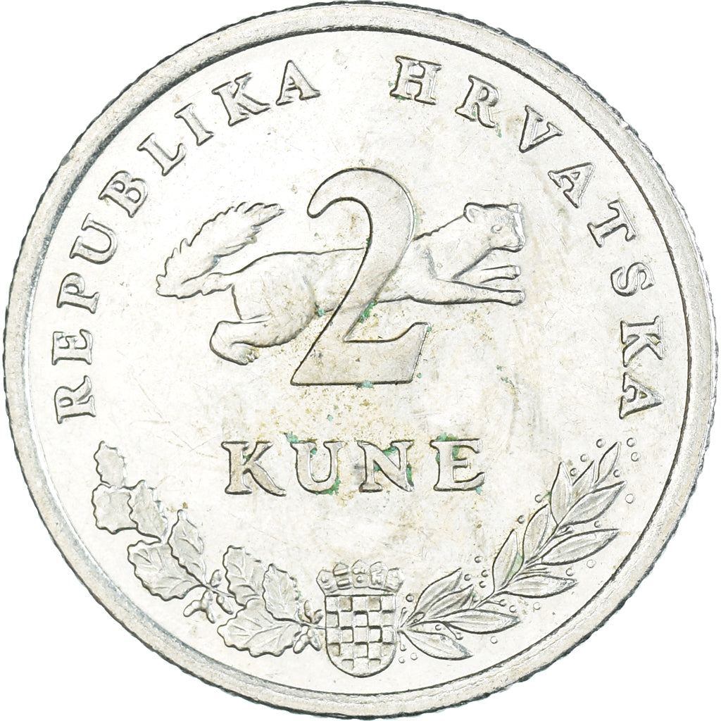 Monnaie, Croatie, 2 Kune, 2002
