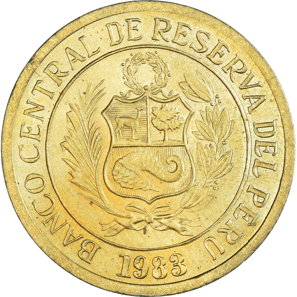 Munten, Peru, 10 Soles, 1983