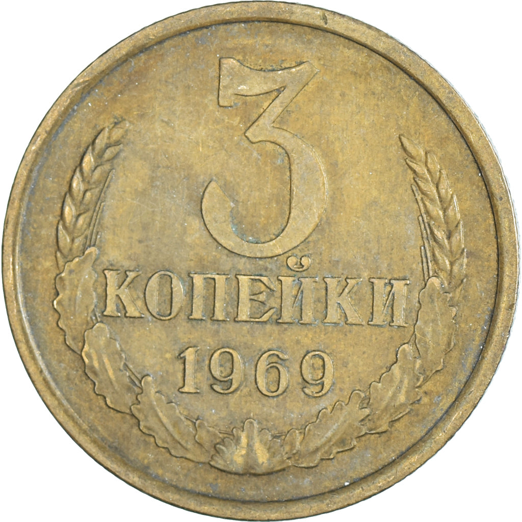 Munten, Rusland, 3 Kopeks, 1969