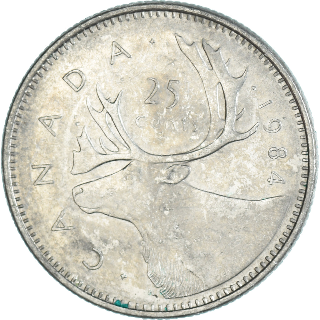 Moneta, Canada, 25 Cents, 1984