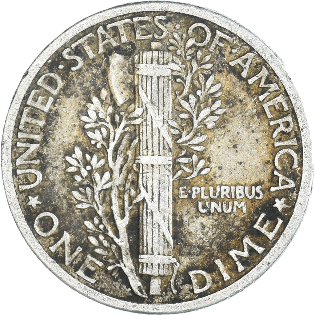 Moeda, Estados Unidos da América, Dime, 1938
