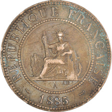 Munten, Frans Indochina, Cent, 1885