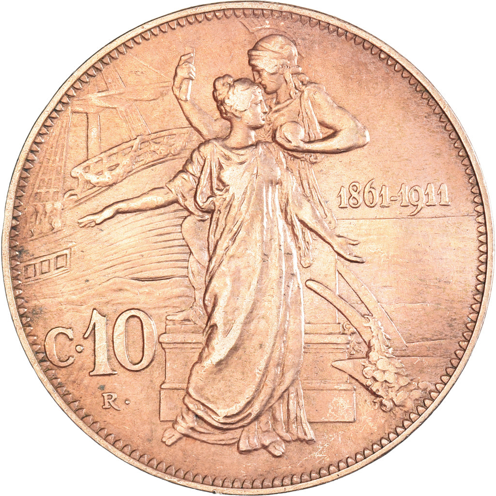 Moneta, Italia, 10 Centesimi, 1911
