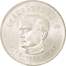 CHINA, REPUBLIC OF TAIWAN, 100 Yüan, 1965, KM:540, MS(63), Silver