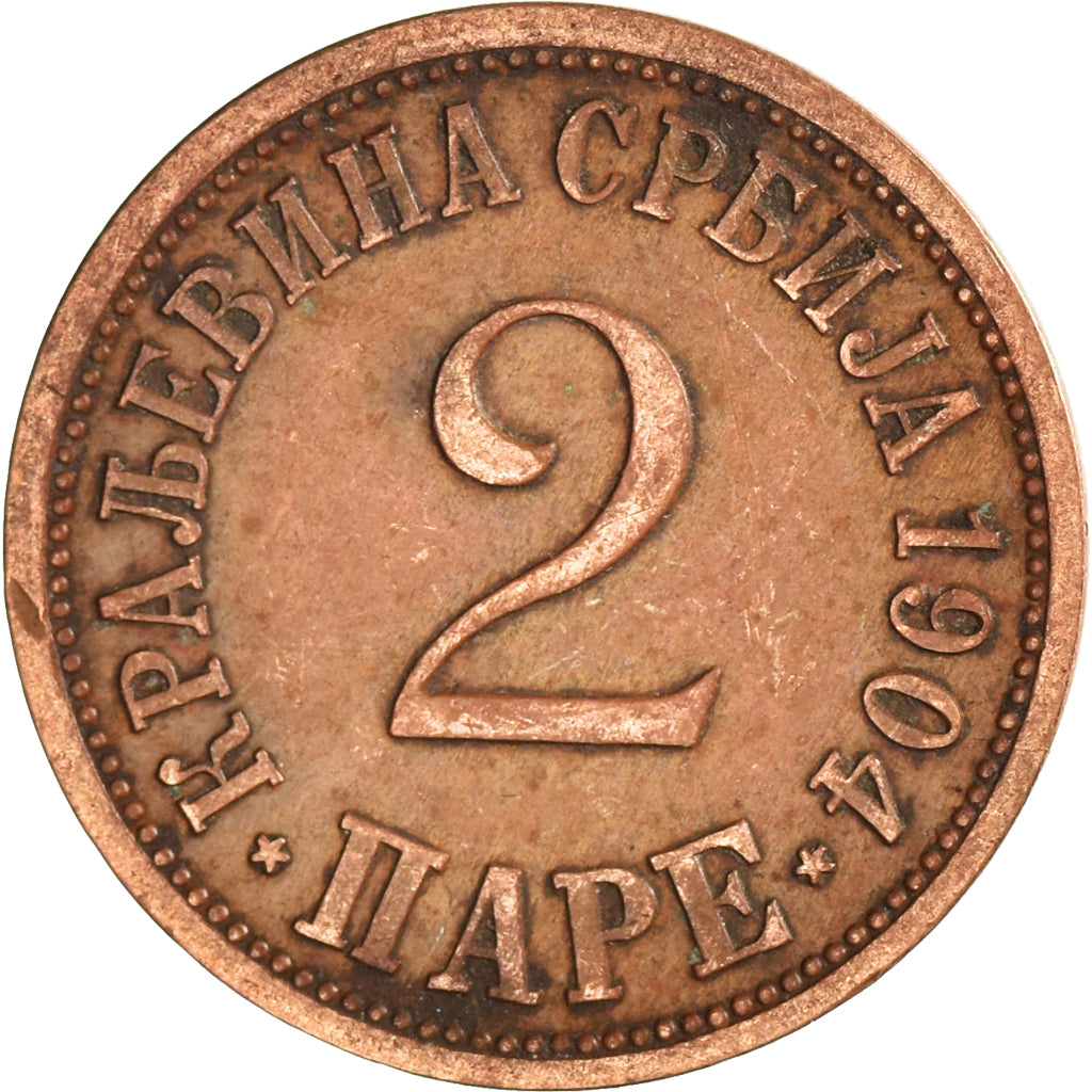 Moneda, Montenegro, 2 Pare, 1904