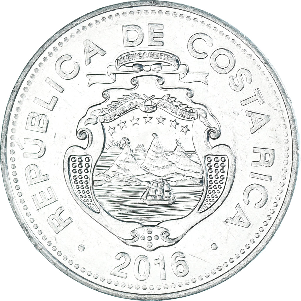 Coin, Costa Rica, 5 Colones, 2016