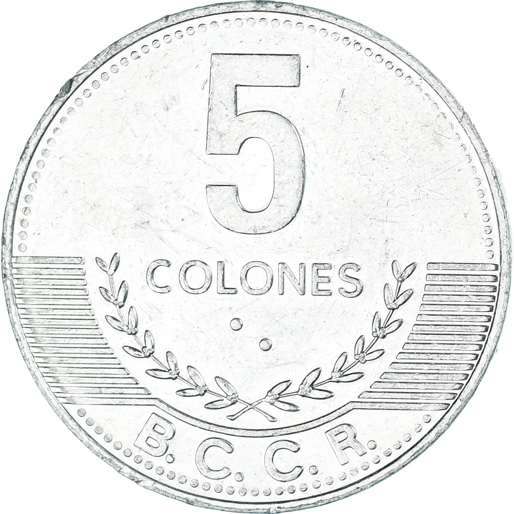 Coin, Costa Rica, 5 Colones, 2016