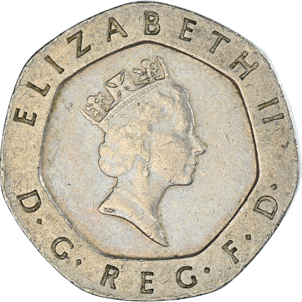 Coin, Great Britain, 20 Pence, 1985