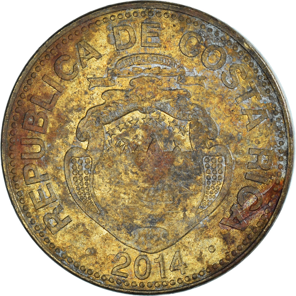 Moneda, Costa Rica, 25 Colones, 2014