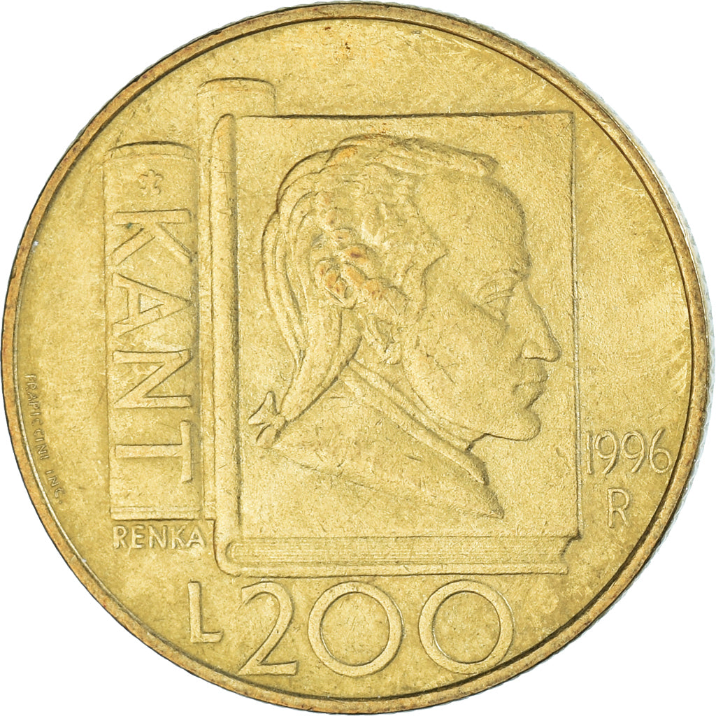 Coin, San Marino, 200 Lire, 1996