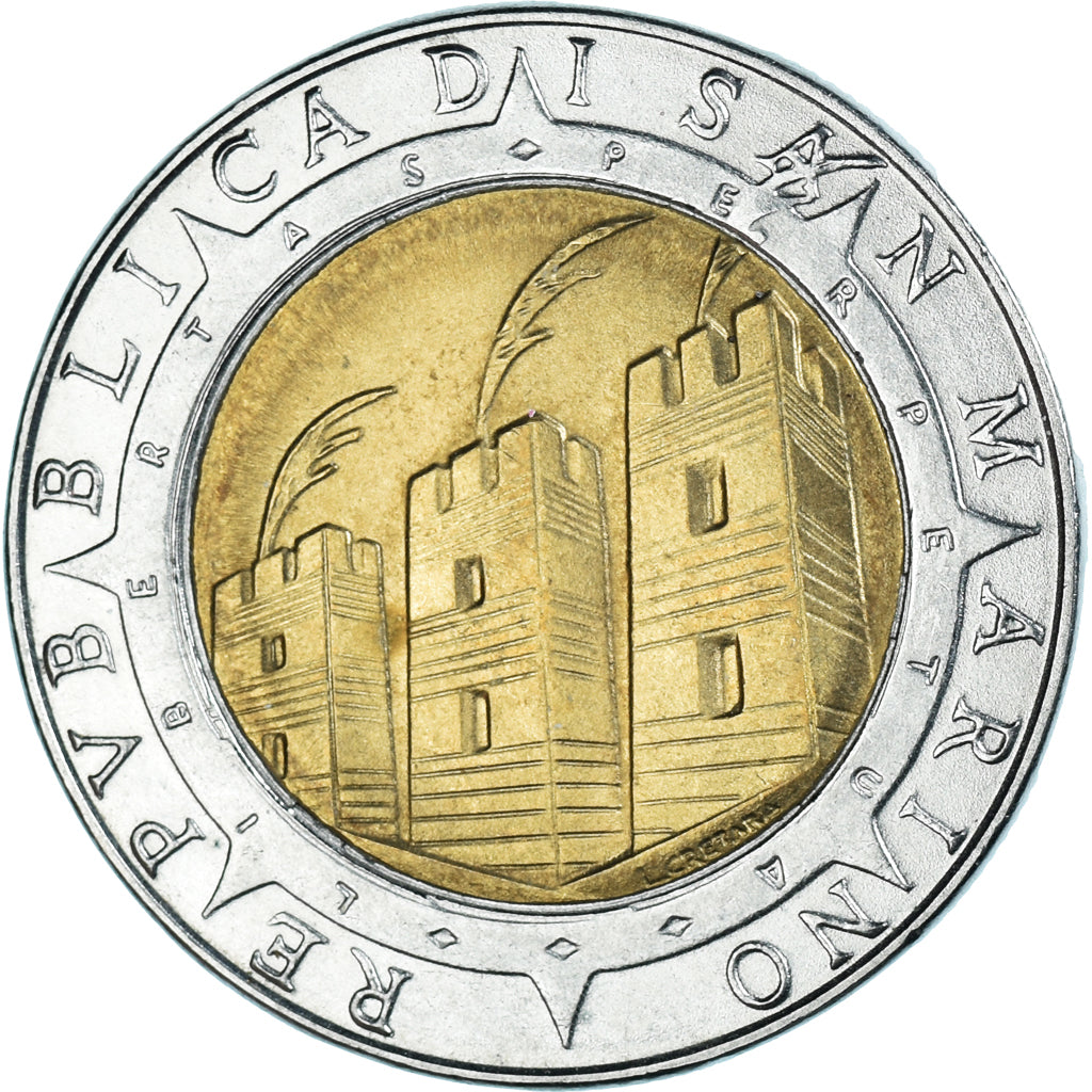 Monnaie, Saint Marin , 500 Lire, 1992