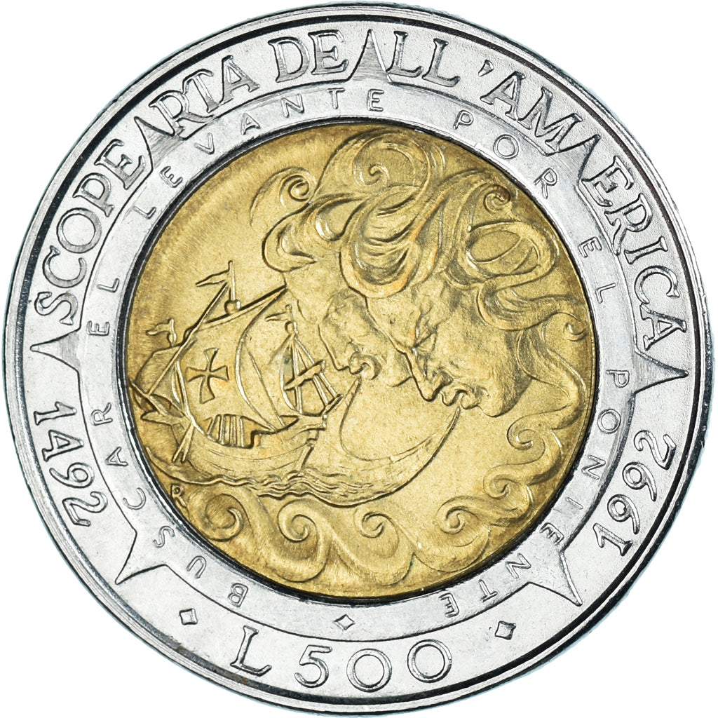 Monnaie, Saint Marin , 500 Lire, 1992