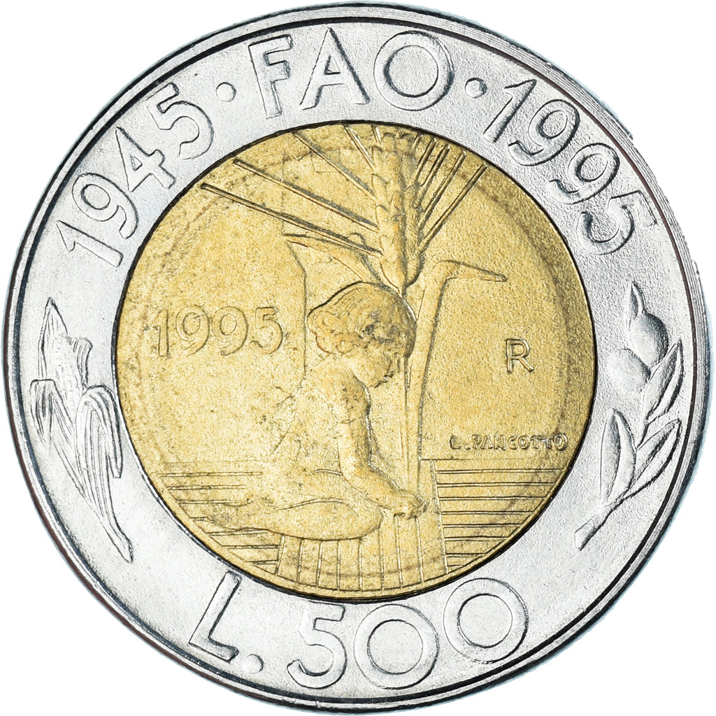 Moeda, San Marino, 500 Lire, 1995