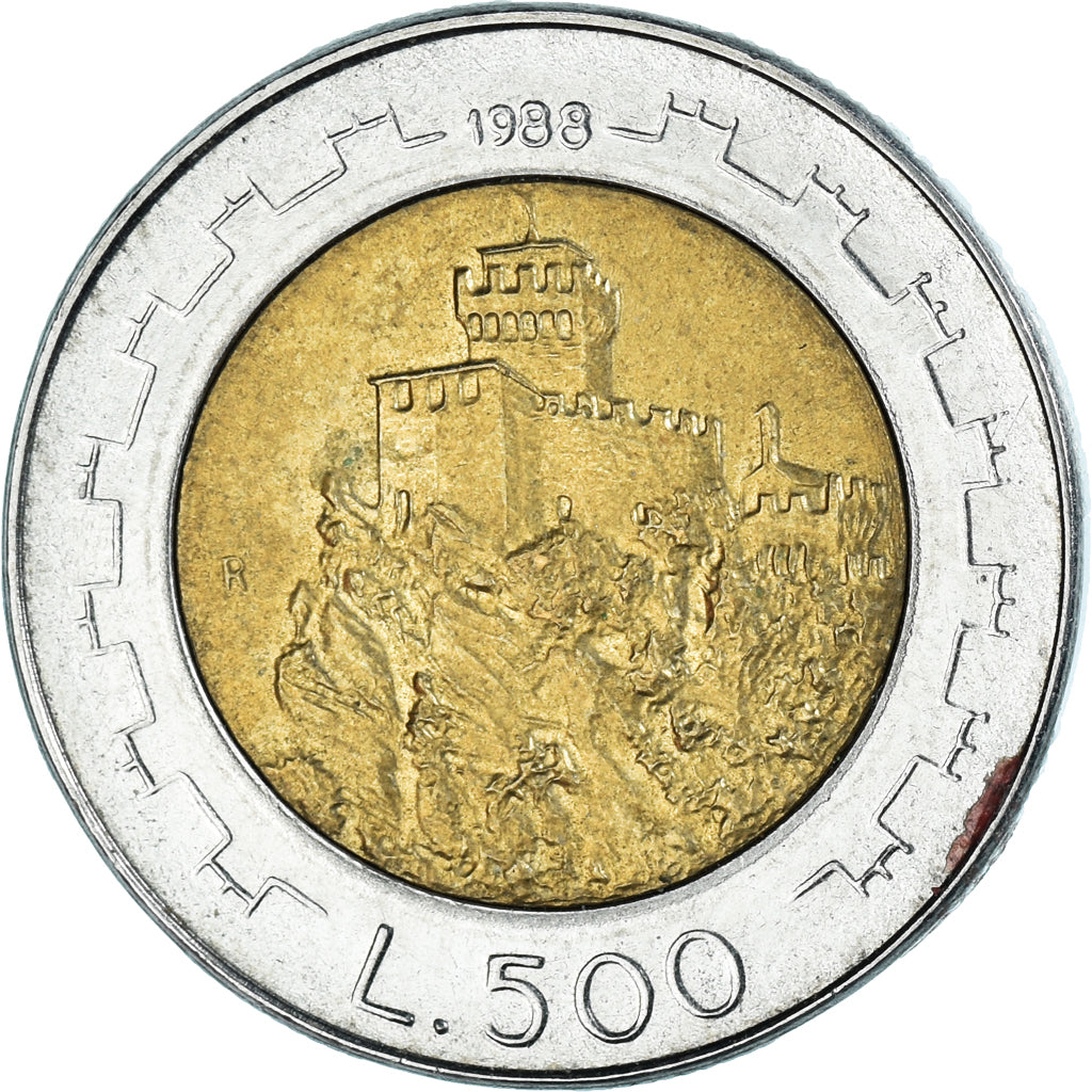 Coin, San Marino, 500 Lire, 1988